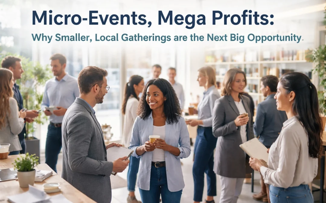 Micro-Events, Mega Profits: Why Smaller, Local Gatherings are the Next Big Opportunity